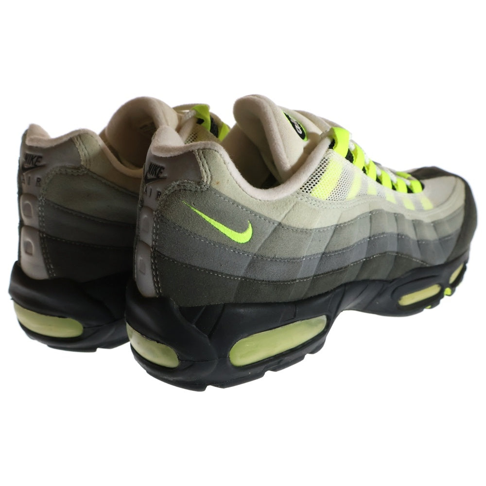 NIKE(ナイキ) 【観賞用2008年製】 AIR MAX 95 CLASSIC MAX PACK エアマックス95 クラシック マックスパック ローカットスニーカー グレー/イエロー US10/28cm 313111-071
