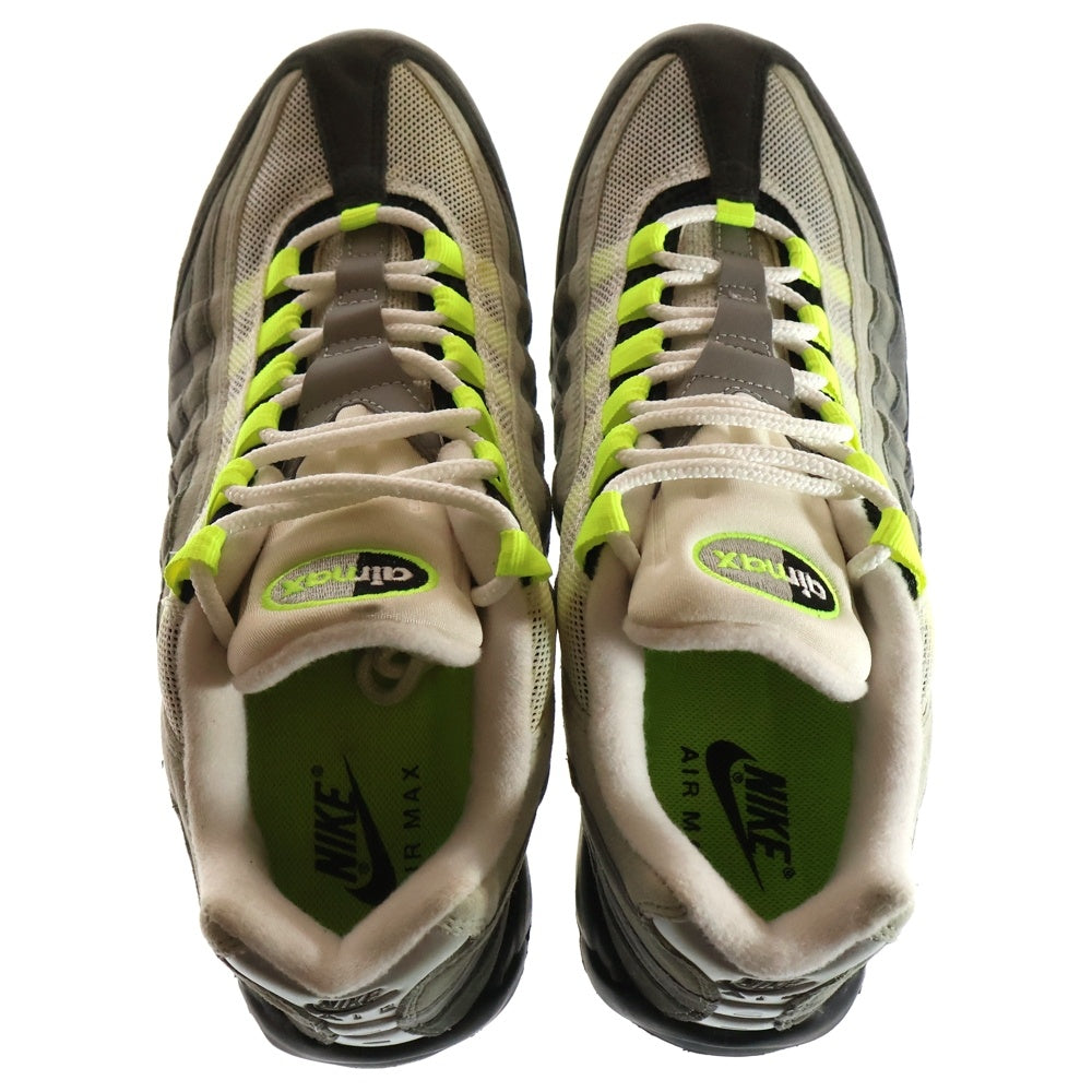 NIKE(ナイキ) 【観賞用2008年製】 AIR MAX 95 CLASSIC MAX PACK エアマックス95 クラシック マックスパック ローカットスニーカー グレー/イエロー US10/28cm 313111-071