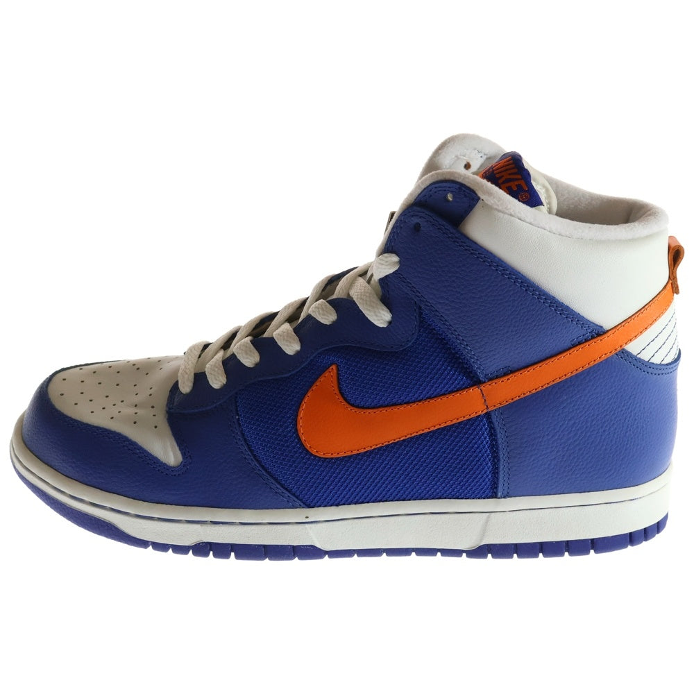 NIKE(ナイキ) 【観賞用2005年製】 DUNK HIGH ダンク ハイカットスニーカー ブルー/オレンジ US10.5/28.5cm 309432-481