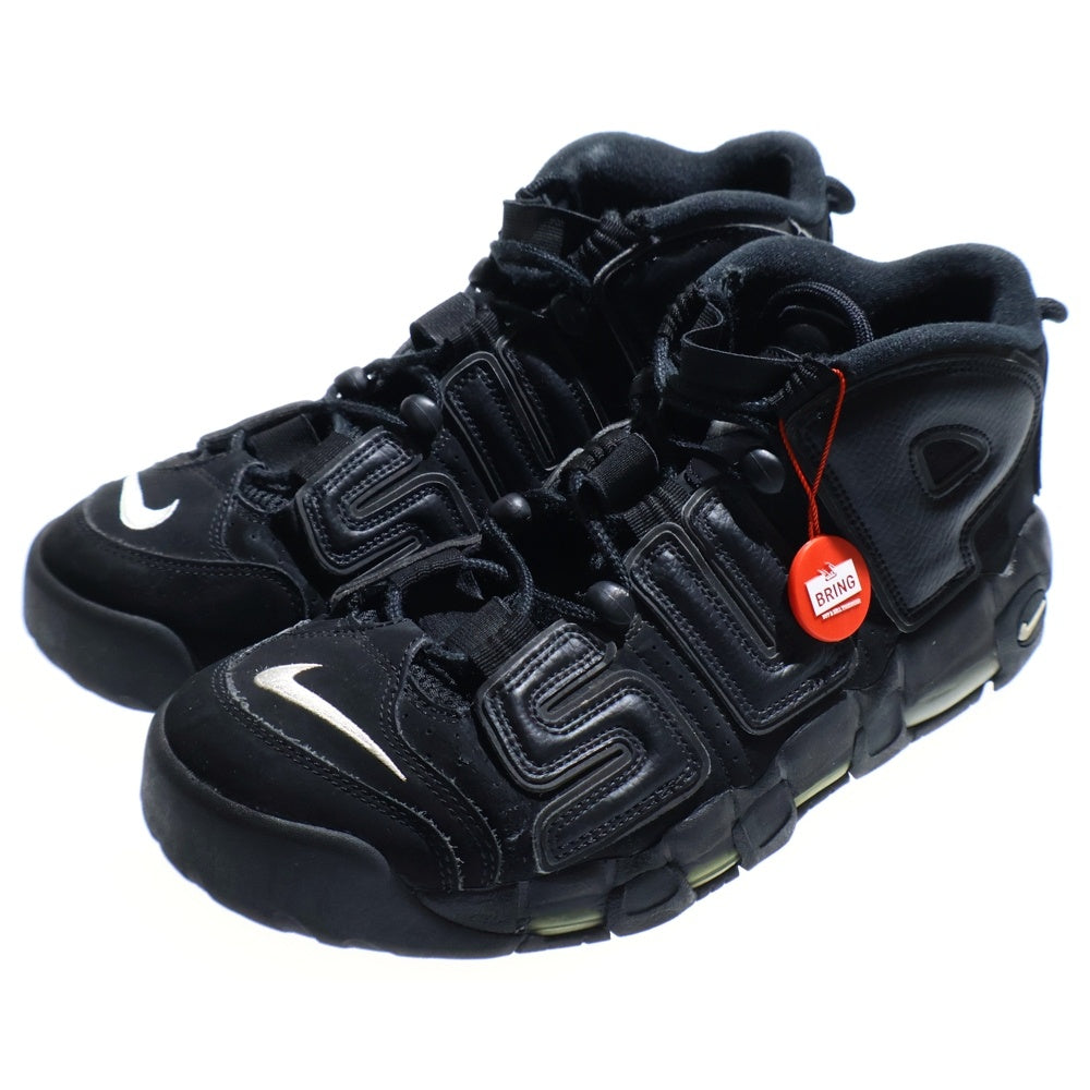 NIKE(ナイキ) 17SS×SUPREME AIR MORE UPTEMPO シュプリーム エアモアアップテンポ ブラック US11.5/29.5cm 902290-001