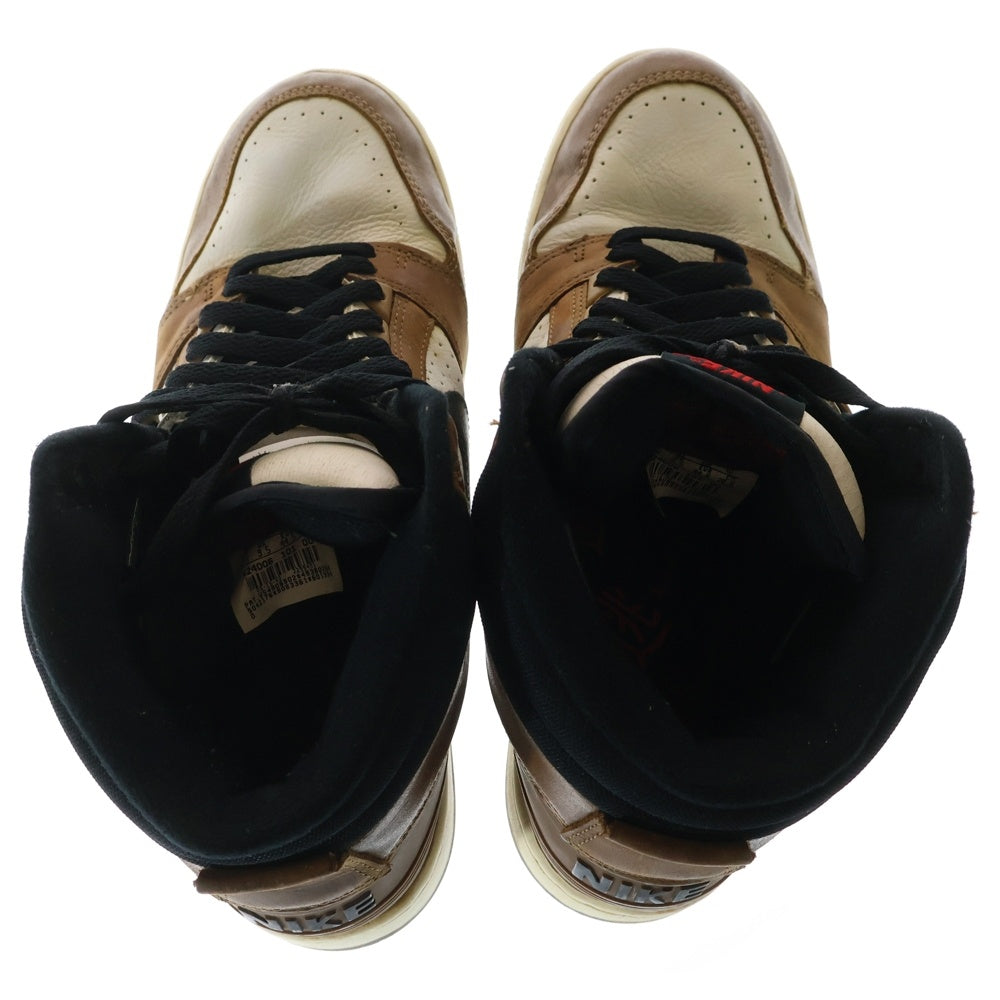 NIKE(ナイキ) 【観賞用2003年製】AIR FORCE 2 HIGH エアフォース2 ハイカットスニーカー ホワイト/ブラウン US10.5/28.5cm 624006-101