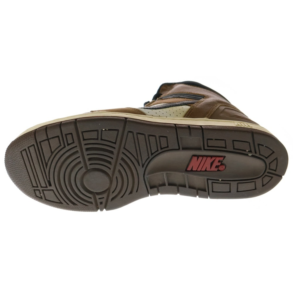 NIKE(ナイキ) 【観賞用2003年製】AIR FORCE 2 HIGH エアフォース2 ハイカットスニーカー ホワイト/ブラウン US10.5/28.5cm 624006-101