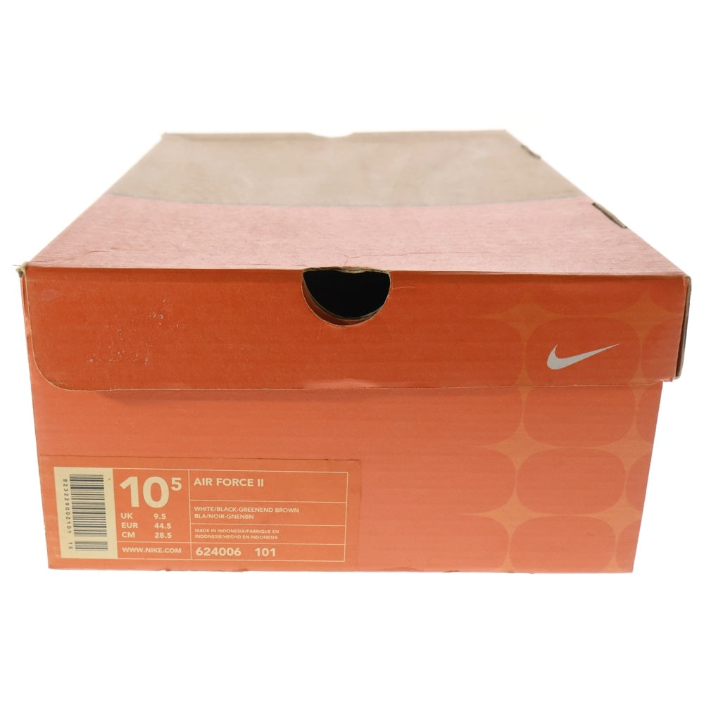 NIKE(ナイキ) 【観賞用2003年製】AIR FORCE 2 HIGH エアフォース2 ハイカットスニーカー ホワイト/ブラウン US10.5/28.5cm 624006-101