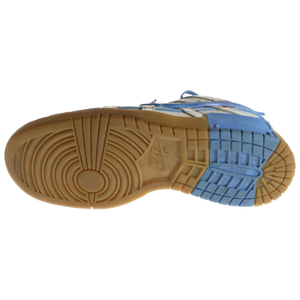 NIKE(ナイキ) ×Off-White AIR RUBBER DUNK エアラバーダンク ローカットスニーカー シルバー/ブルー US11/29cm CU6015-100