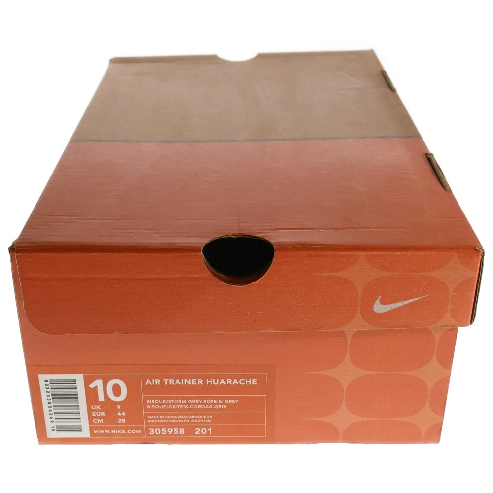 NIKE(ナイキ) 【観賞用2002年製】 AIR TRAINER HUARACHE ESCAPE トレーナーハラチ エスケープ ハイカットスニーカー ブラウン US11/29cm 305958-201