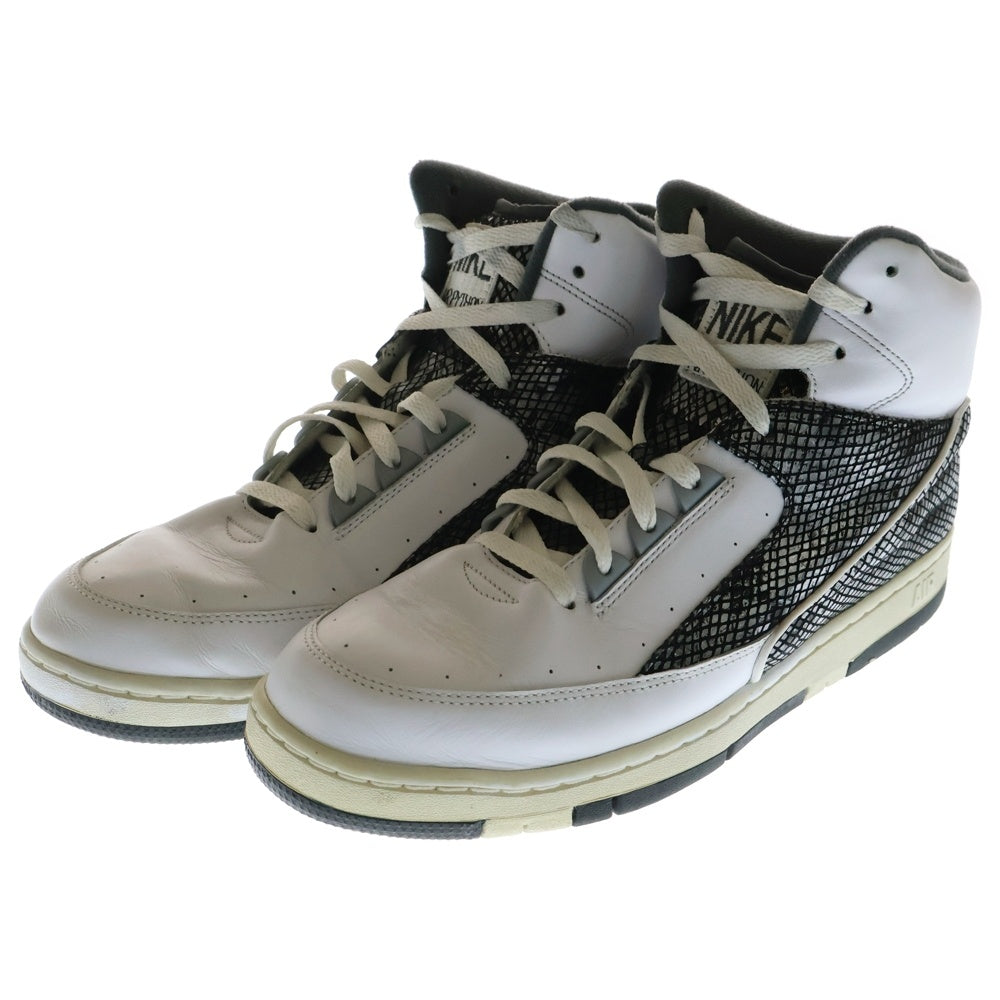 NIKE(ナイキ) AIR PYTHON LUX SP エアパイソン ラックス ハイカットスニーカー ホワイト/ブラック US10.5/28.5cm 632631-110
