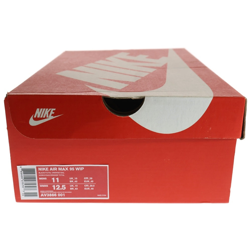 NIKE(ナイキ) ×Carharte AIR MAX 95 WIP カーハート エアマックス ローカットスニーカー ブラック US11/29cm AV3866-001