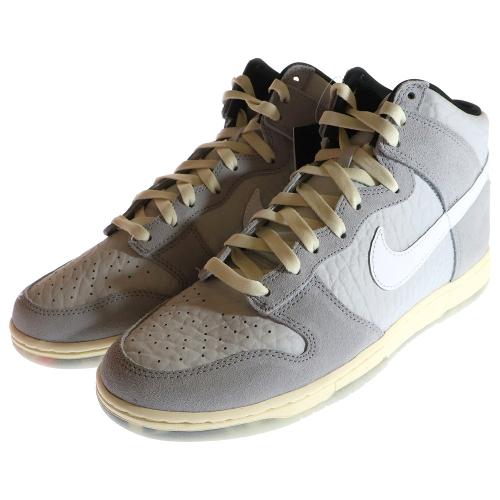 NIKE(ナイキ) DUNK HIGH PRM ELEPHANT ダンク プレミアム ハイカットスニーカー グレー US10.5/28.5cm DR8753-077