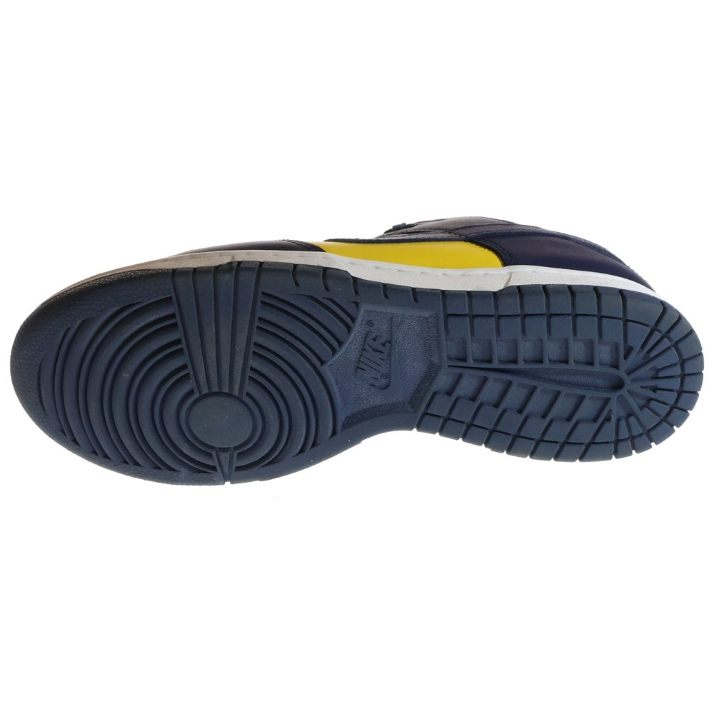 NIKE(ナイキ) DUNK LOW RETRO Michigan ダンク ミシガン ローカットスニーカー イエロー/ネイビー US11/29cm DD1391-700