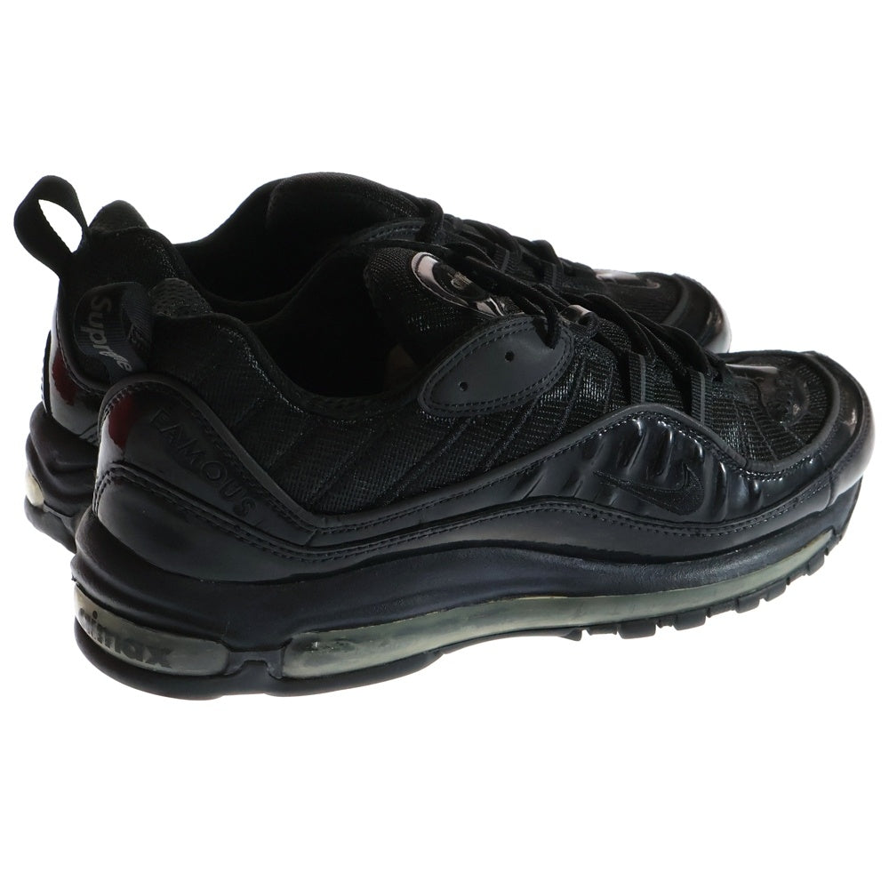 NIKE(ナイキ) 16SS×SUPREME AIR MAX 98 シュプリーム エアマックス98 ローカットスニーカー ブラック US10.5/28.5cm 844694-001