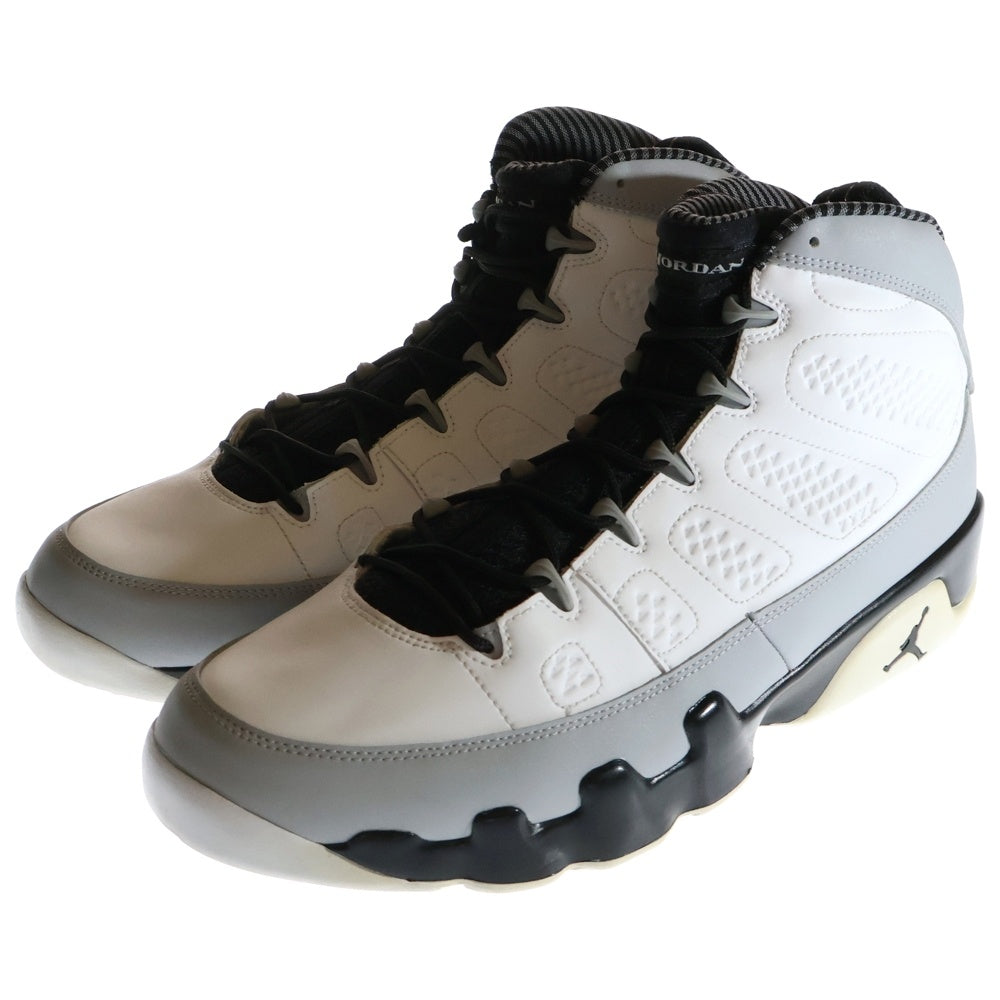 NIKE(ナイキ) AIR JORDAN 9 RETRO BARONS エアジョーダン 9 バロンズ ハイカットスニーカー ホワイト/グレー US12/30cm 302370-106