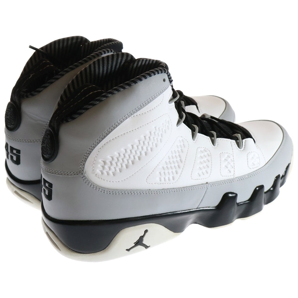 NIKE(ナイキ) AIR JORDAN 9 RETRO BARONS エアジョーダン 9 バロンズ ハイカットスニーカー ホワイト/グレー US12/30cm 302370-106