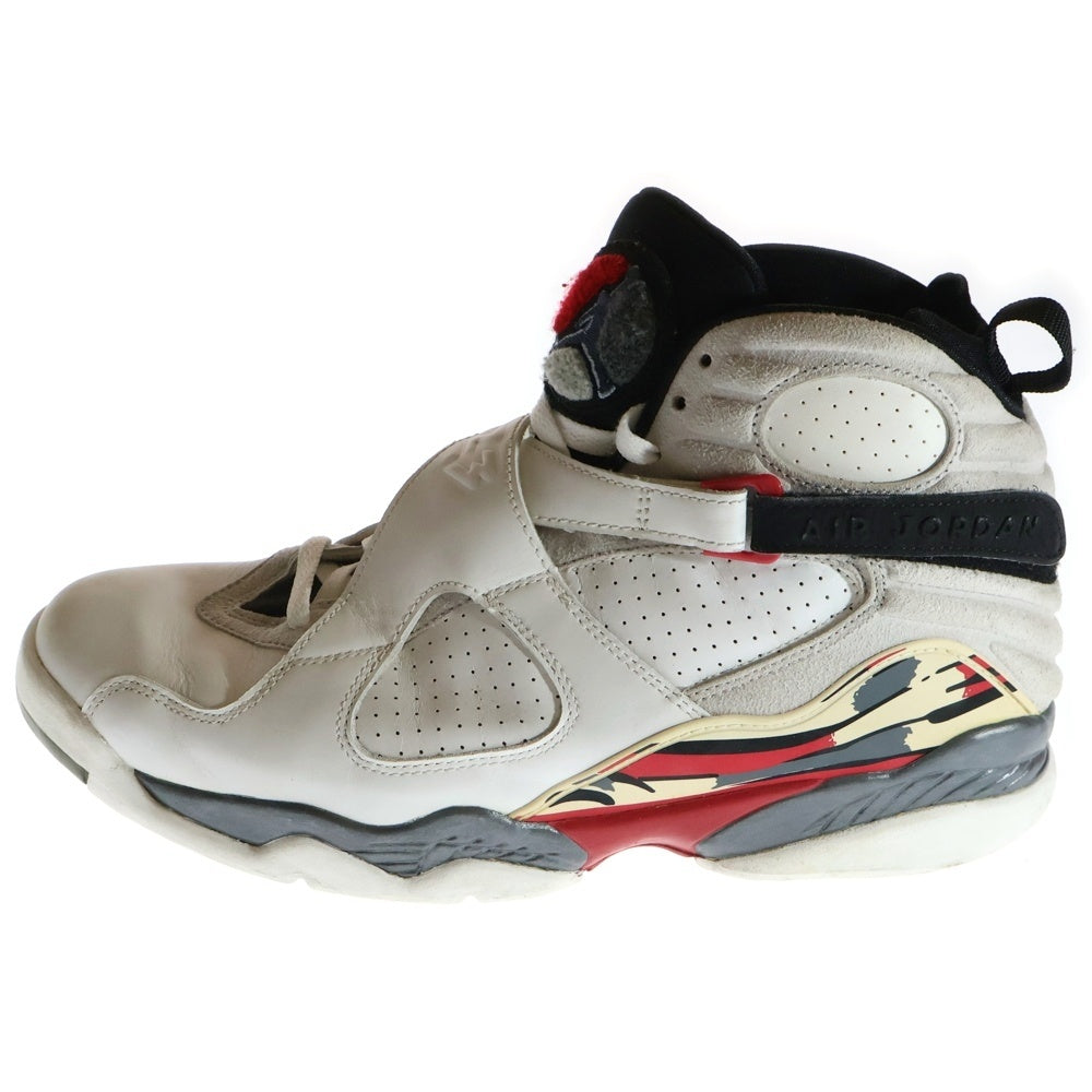 NIKE(ナイキ) 【観賞用2013年製】 AIR JORDAN 8 RETRO エアジョーダン 8 ハイカットスニーカー ホワイト US12/30cm 305381-103