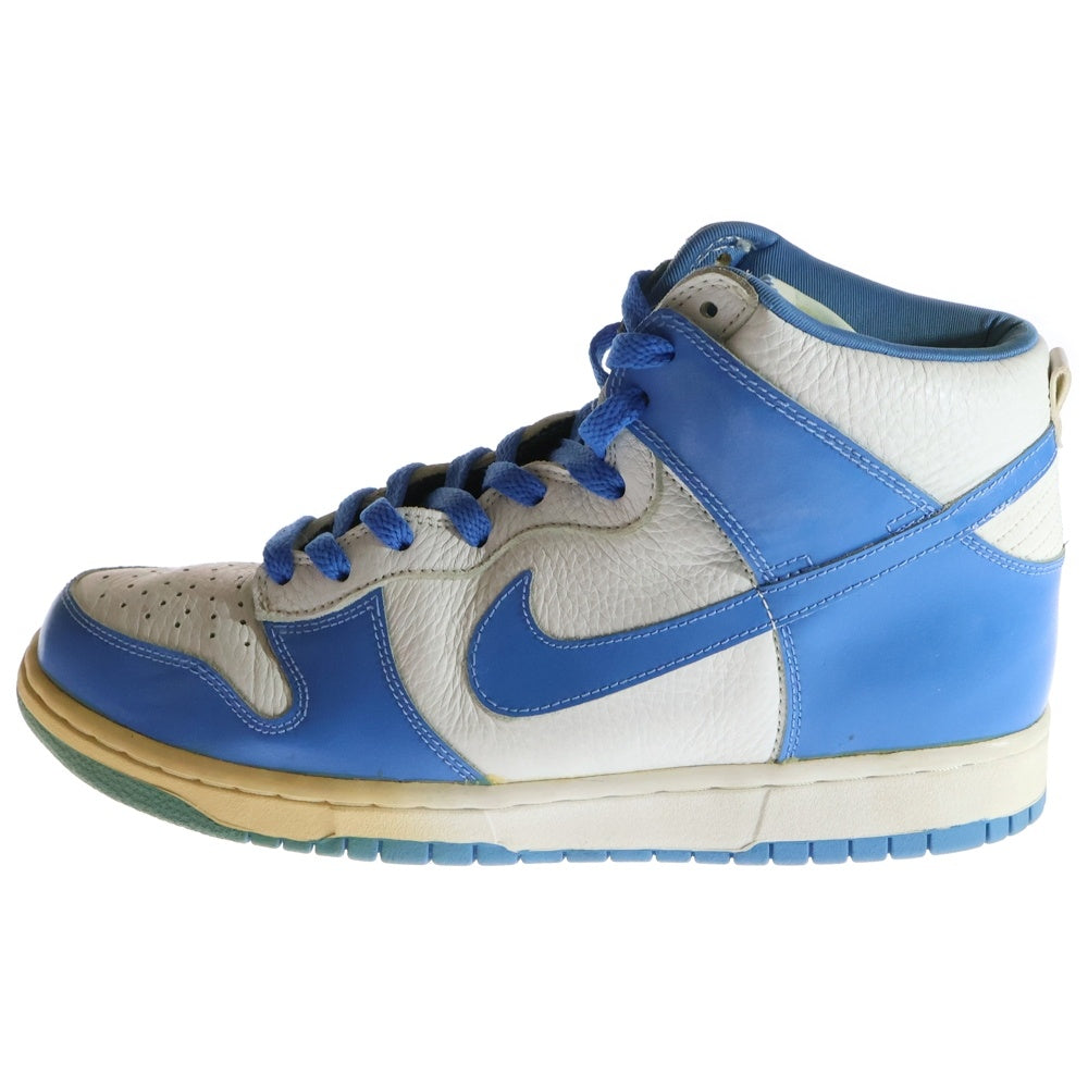 NIKE(ナイキ) 【観賞用2001年製】 DUNK HIGH FOOTACTION フットアクション ハイカットスニーカー ライトブルー/ホワイト US10/28cm 630383-141