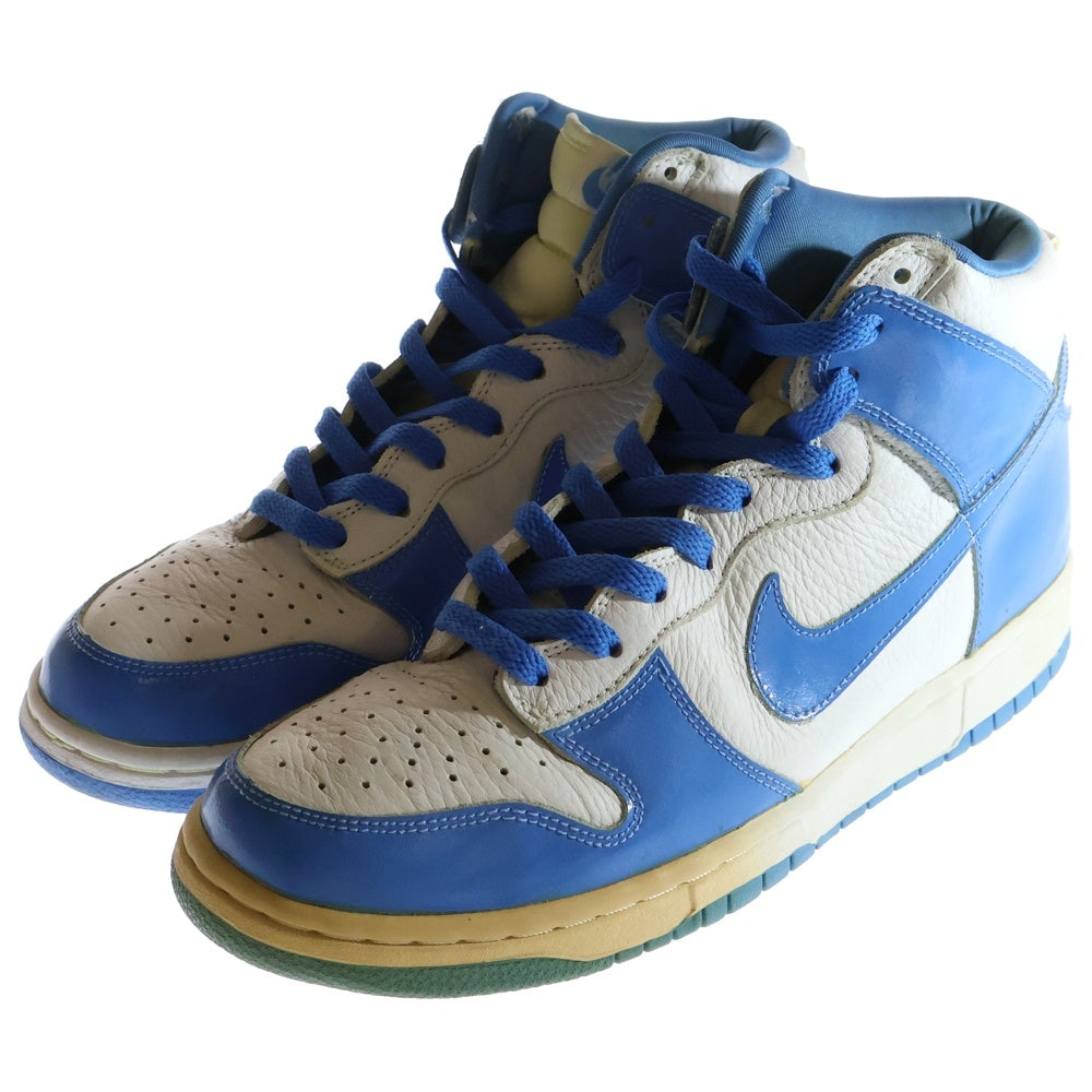 NIKE(ナイキ) 【観賞用2001年製】 DUNK HIGH FOOTACTION フットアクション ハイカットスニーカー ライトブルー/ホワイト US10/28cm 630383-141