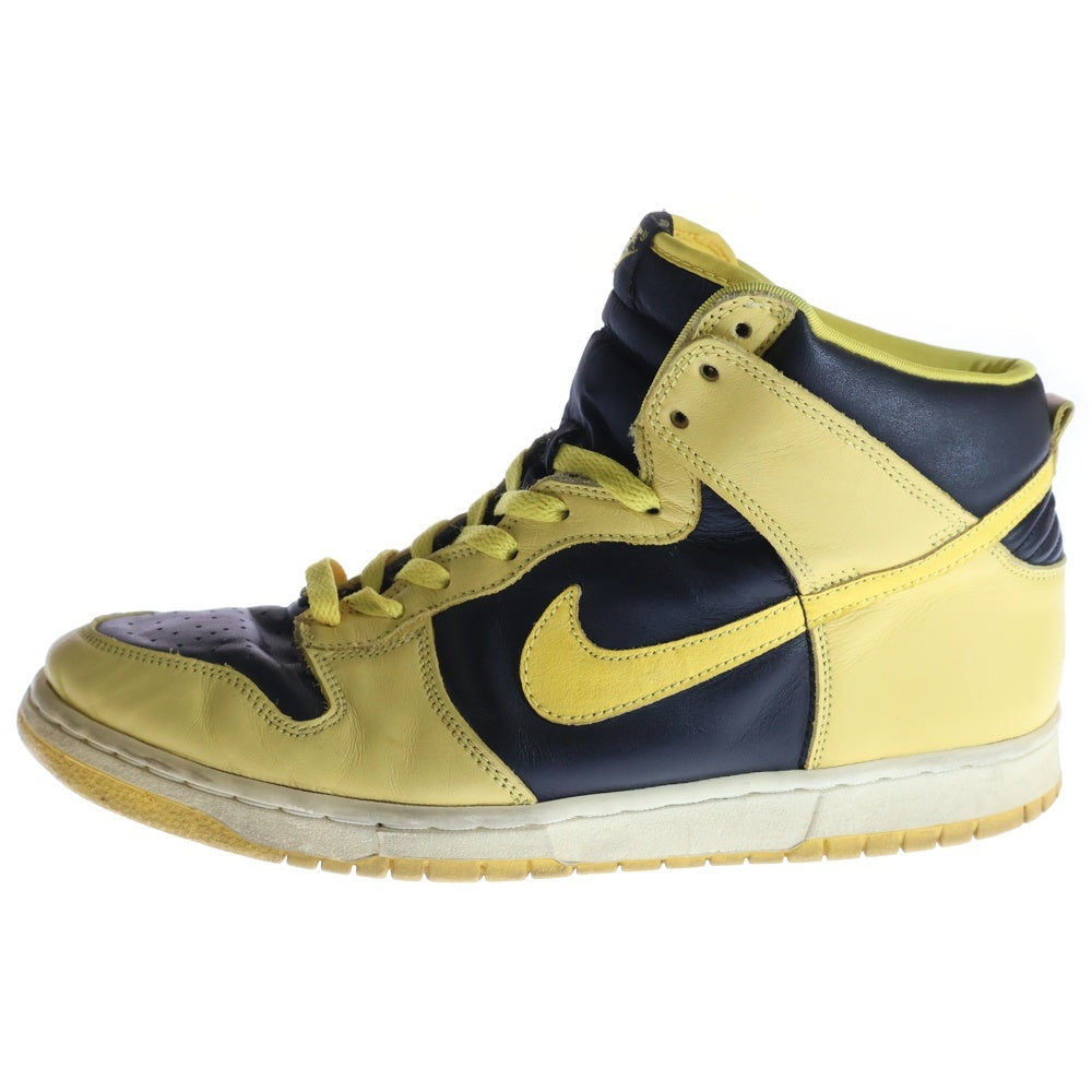 NIKE(ナイキ) 【観賞用2003年製】 DUNK HIHG ダンク ハイカットスニーカー ブラック/イエロー US11/29cm 304093-071