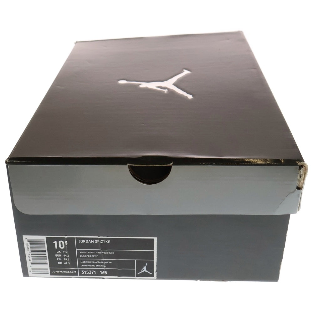 NIKE(ナイキ) AIR JORDAN SPIZIKE ジョーダン スパイジーク ハイカットスニーカー ホワイト/ブルー US10.5/28.5cm 315371-163