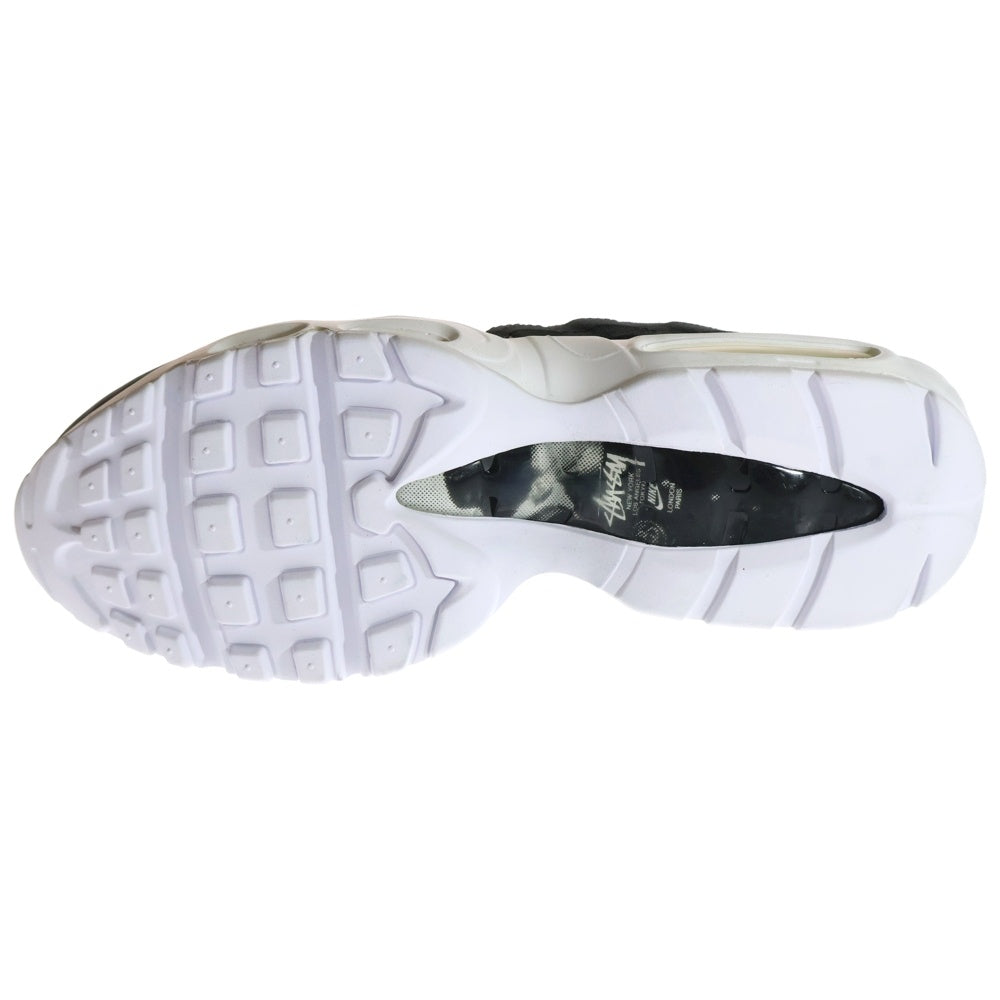 NIKE(ナイキ) 【観賞用2015年製】 ×STUSSY AIR MAX 95 ステューシー エアマックス95 ローカットスニーカー ブラック US11/29cm 834668-001