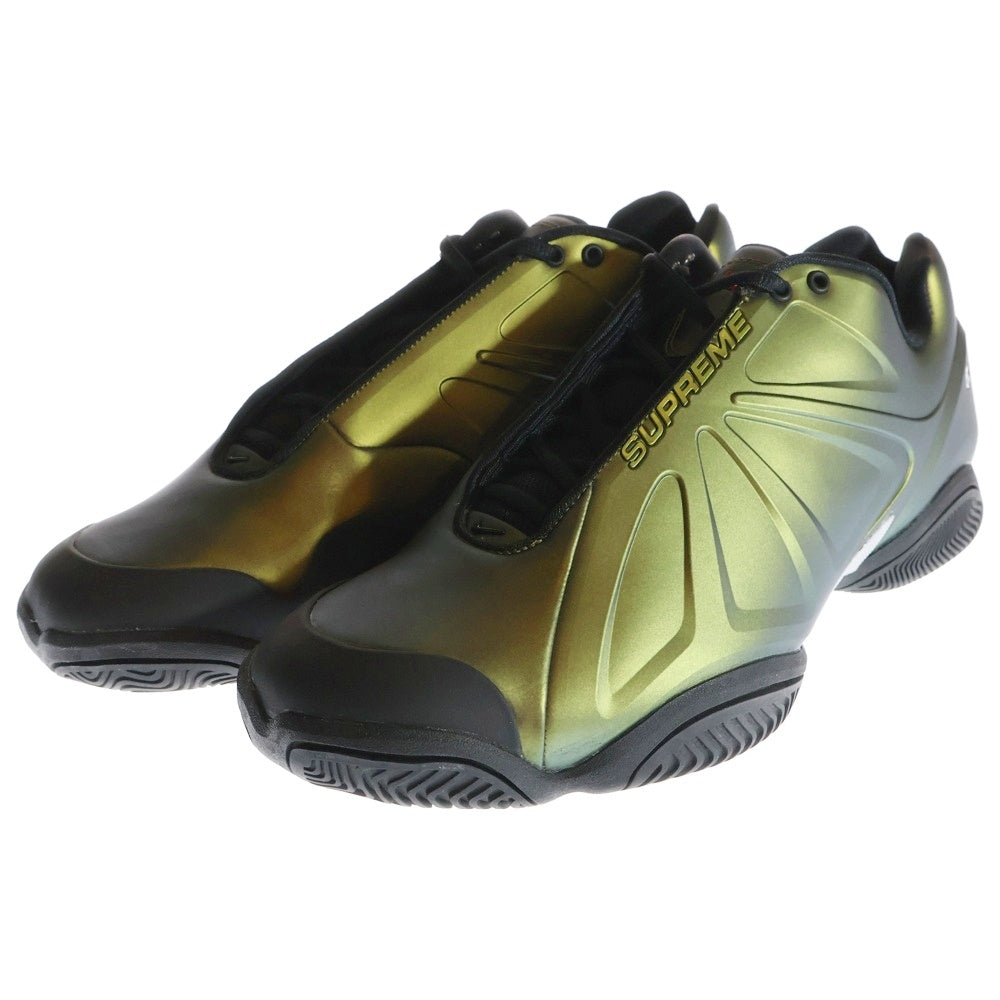 NIKE(ナイキ) ×SUPREME AIR ZOOM COURTPOSITE エアズーム コートポジット ローカットスニーカー ゴールド US12/30cm FB8934-700