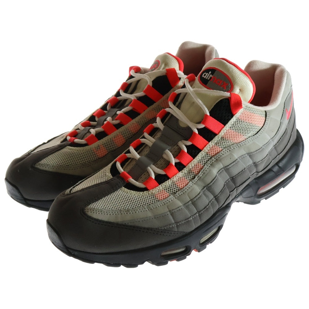 NIKE(ナイキ) AIR MAX 95 OG エアマックス95 ローカットスニーカー グレー/レッド US12/30cm AT2865-100
