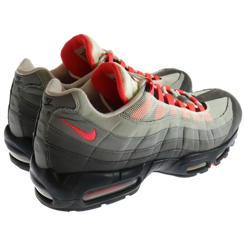 NIKE(ナイキ) AIR MAX 95 OG エアマックス95 ローカットスニーカー グレー/レッド US12/30cm AT2865-100