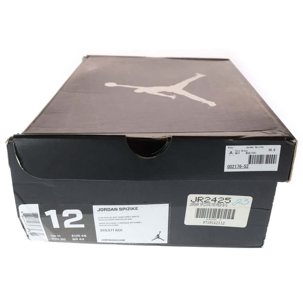 NIKE(ナイキ) AIR JORDAN SPIZIKE ジョーダン スパイジーク ハイカットスニーカー レッド US12/30cm 315371-601