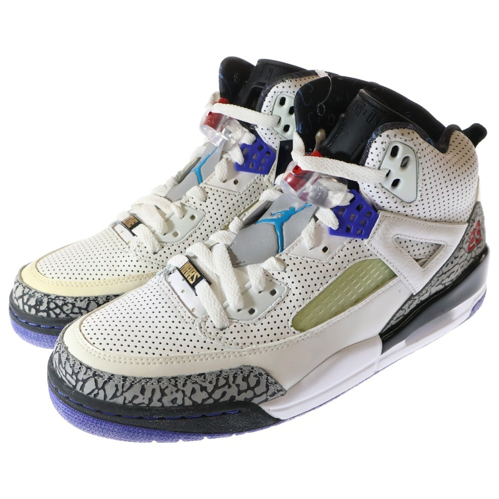 NIKE(ナイキ) AIR JORDAN SPIZIKE ジョーダン スパイジーク ハイカットスニーカー ホワイト/グレー/ブルー US10.5/28.5cm 315371-102