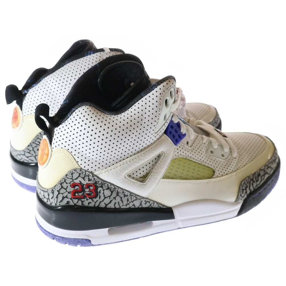 NIKE(ナイキ) AIR JORDAN SPIZIKE ジョーダン スパイジーク ハイカットスニーカー ホワイト/グレー/ブルー US10.5/28.5cm 315371-102