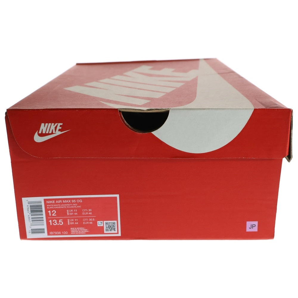 NIKE(ナイキ) AIR MAX 95 OG WHITE エアマックス 95 ローカットスニーカー ホワイト US12/30cm IB7936-100