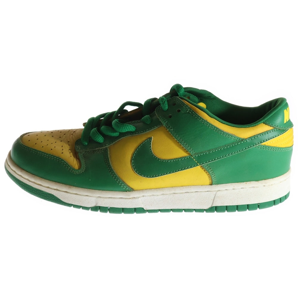 NIKE(ナイキ) 【観賞用 2006年製】 DUNK LOW BRAZIL ダンク ローカットスニーカー ブラジル ローカットスニーカー イエロー/グリーン US10/28cm 624035-331
