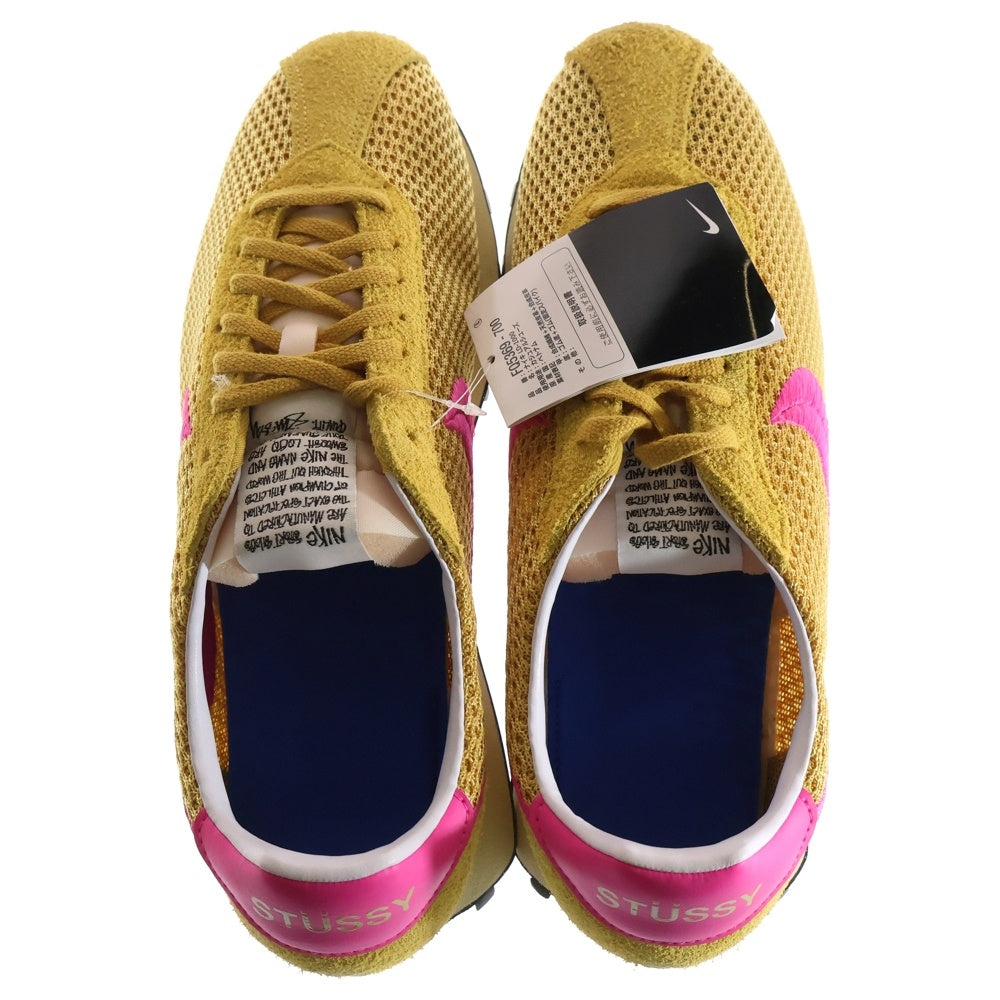 NIKE(ナイキ) ×STUSSY LD-1000 Sanded Gold and Laser Fuchsia ステューシー サンデッドゴールド アンド レーザーフューシャ ローカットスニーカー US11.5/29.5cm FQ5369-700