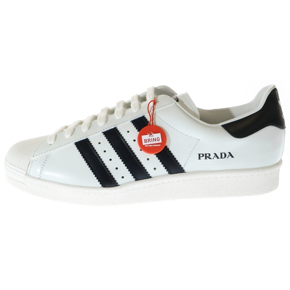 PRADA(プラダ) 20SS ×adidas Originals SUPERSTAR アディダス オリジナル スーパースター ローカットスニーカー ホワイト US12/30cm FW6680