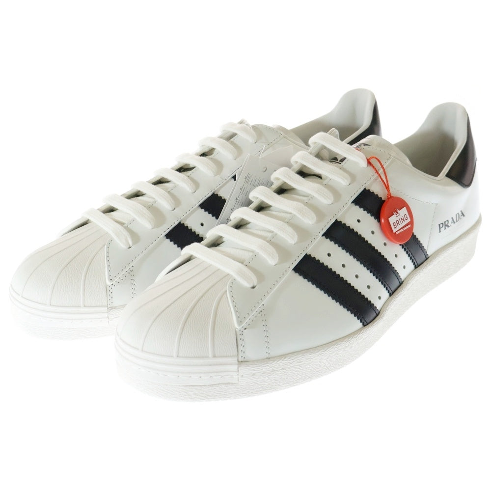 PRADA(プラダ) 20SS ×adidas Originals SUPERSTAR アディダス オリジナル スーパースター ローカットスニーカー ホワイト US12/30cm FW6680