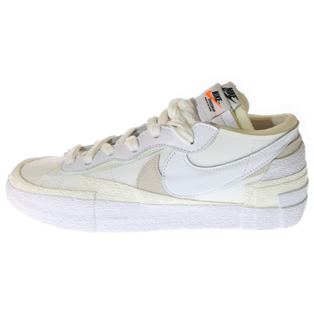 NIKE(ナイキ) ×sacai BLAZER LOW WHITE PATENT LEATHER サカイ ブレーザー ロー ホワイト パテント レザー ローカットスニーカー ホワイト US11/29cm DM6443-100