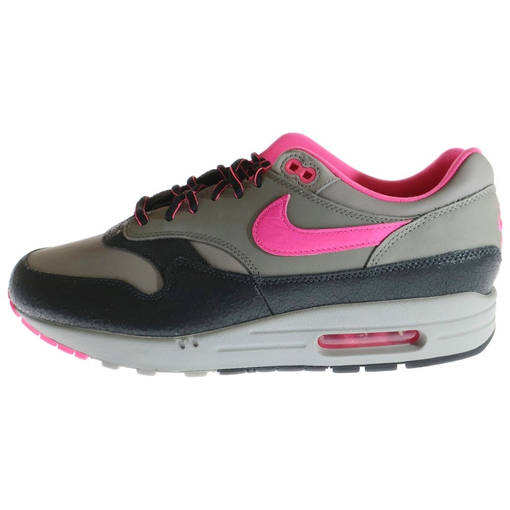 NIKE(ナイキ) ×HUF AIR MAX 1 ANTHRACITE PINK POW ハフ エアマックス1 アンスラサイト ピンクパウ US10.5/28.5cm HF3713-003