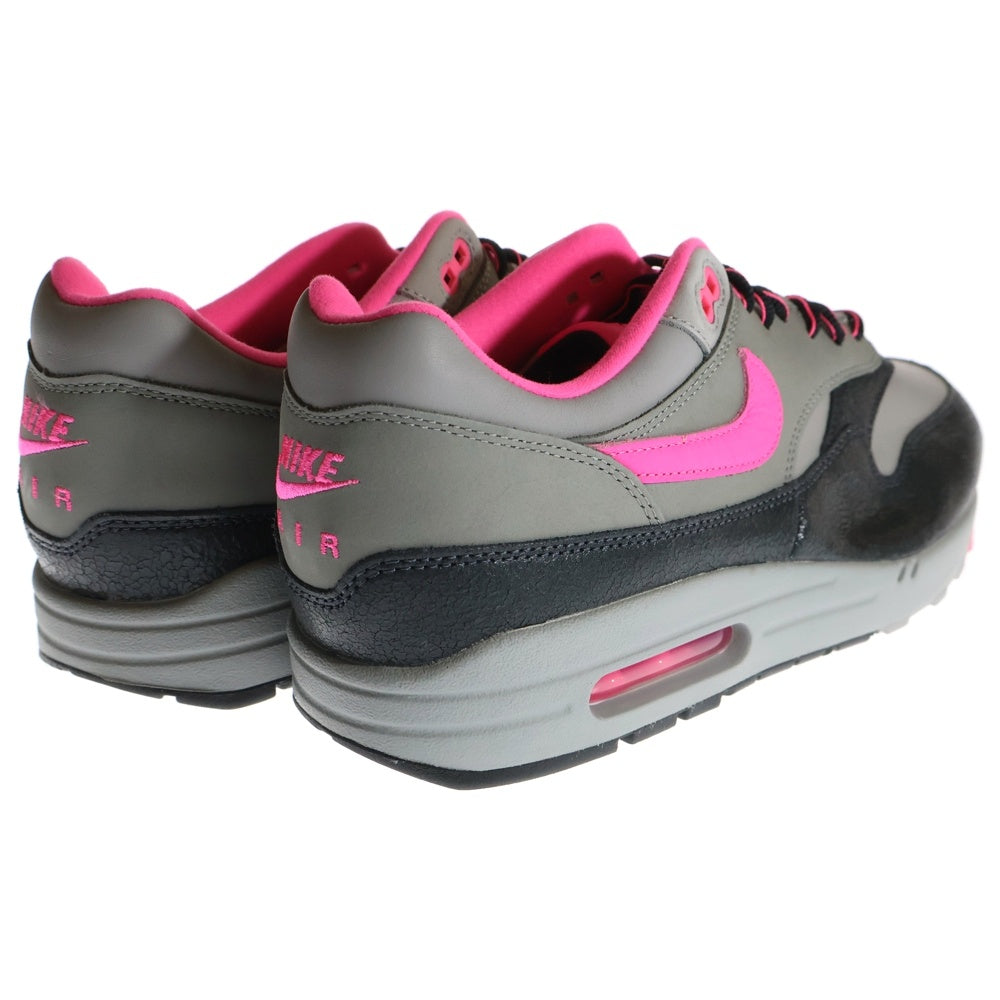 NIKE(ナイキ) ×HUF AIR MAX 1 ANTHRACITE PINK POW ハフ エアマックス1 アンスラサイト ピンクパウ US10.5/28.5cm HF3713-003