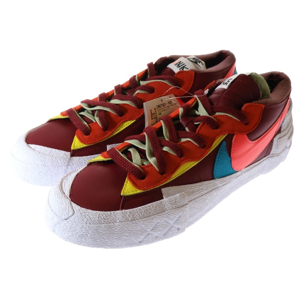 NIKE(ナイキ) ×KAWS ×sacai BLAZER LOW TEAM RED カウズ サカイ ブレーザー チームレッド ローカットスニーカー マルチ US11/29cm DM7901-600