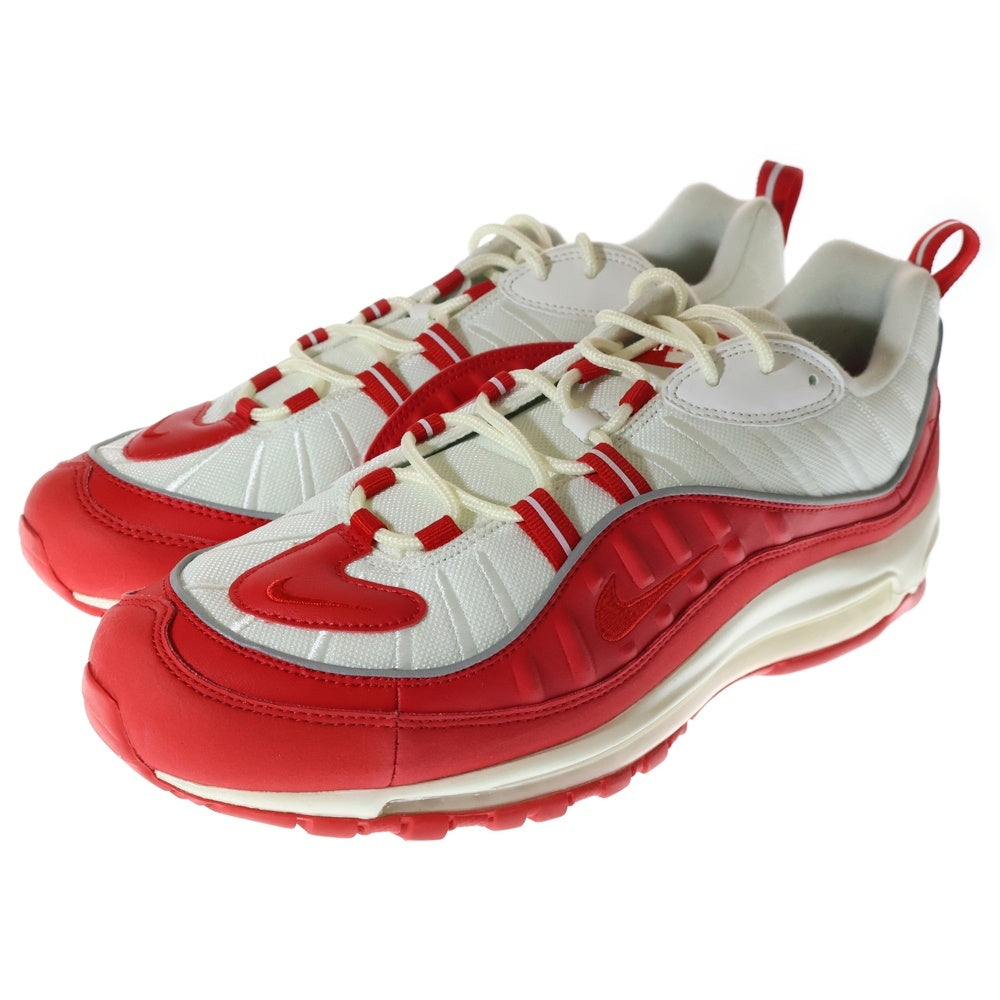 NIKE(ナイキ) AIR MAX 98 UNIVERSITY RED WHITE エアマックス98 ユニバーシティ レッド ホワイト レッド/ホワイト US12/30cm 640744-602
