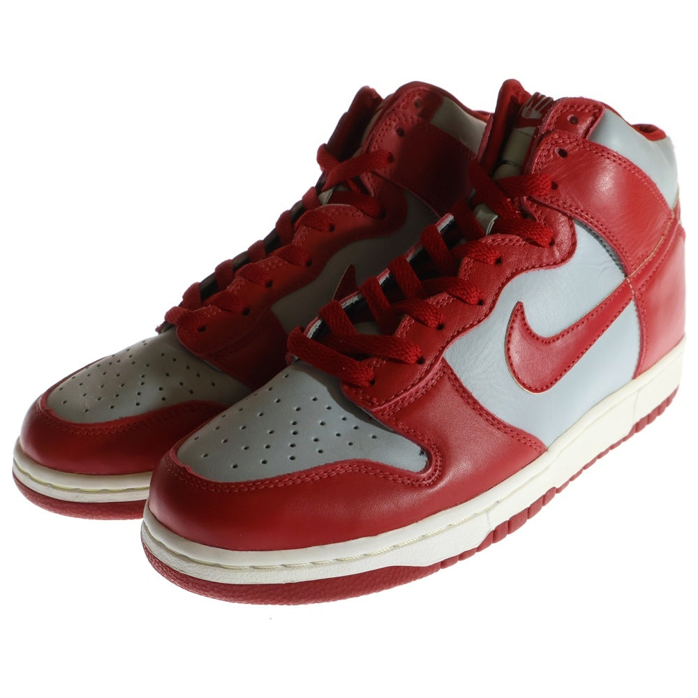 NIKE(ナイキ) 【観賞用1999年製】 DUNK HIGH LE ダンク ハイカットスニーカー レッド/グレー US10/28cm 630335-061