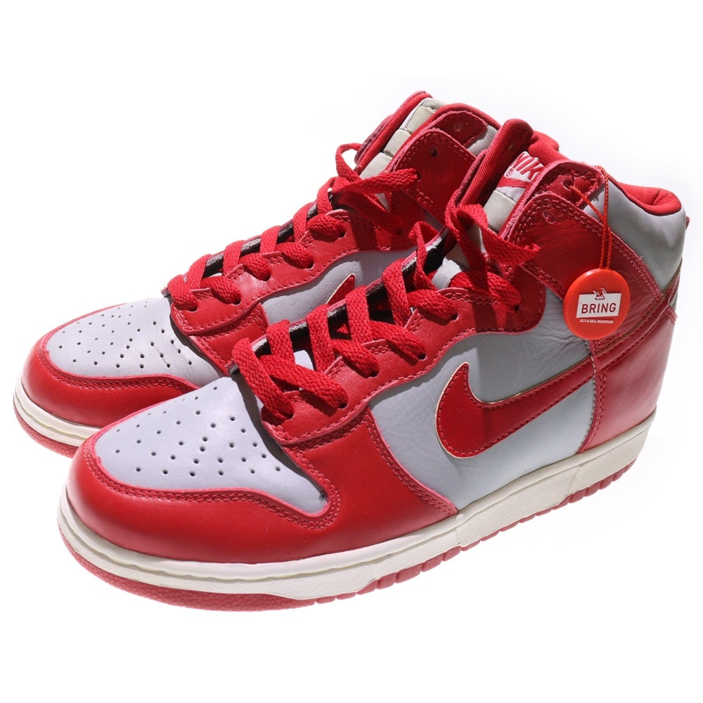 NIKE(ナイキ) 【観賞用1999年製】 DUNK HIGH LE ダンク ハイカットスニーカー レッド/グレー US10/28cm 630335-061