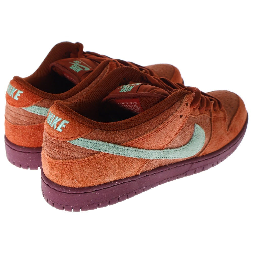 NIKE SB(ナイキエスビー) DUNK LOW PRO PRM MYSTIC RED AND ROSEWOOD ダンク ロー プロ ミスティックレッド アンド ローズウッド ローカットスニーカー オレンジ US12/30cm DV5429-601