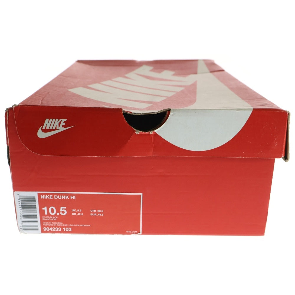 NIKE(ナイキ) DUNK HIGH ダンク ハイカットスニーカー ホワイト US10.5/28.5cm 904233-103