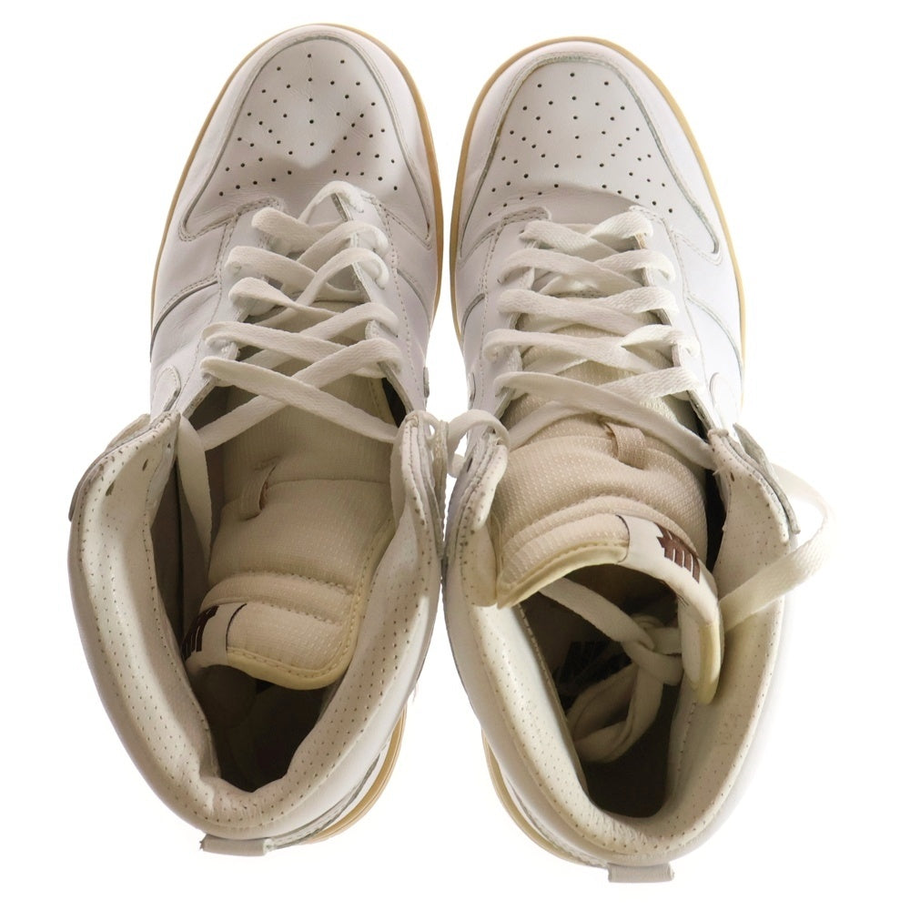 NIKE(ナイキ) ×UNDEFEATED DUNK HIGH BRING Back PACK アンディフィーテッド ダンク ハイ ブリング バック パック ハイカットスニーカー ホワイト US10/28cm 598472-110