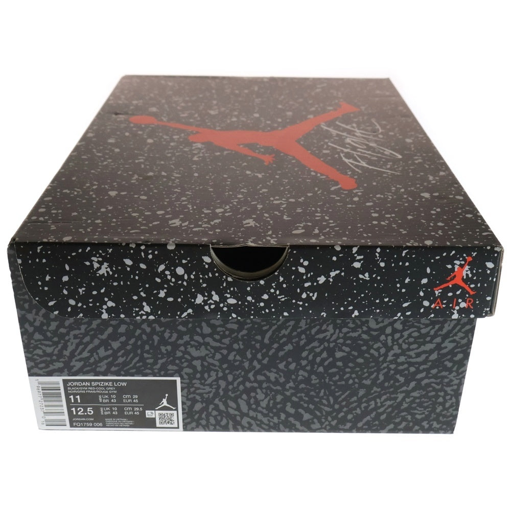 NIKE(ナイキ) JORDAN SPIZIKE LOW Bred ジョーダン スパイジーク ブレッド ローカットスニーカー ブラック/レッド US11/29cm FQ1759-006