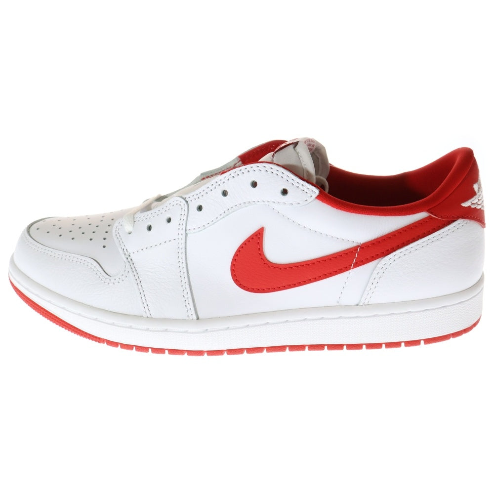 NIKE(ナイキ) AIR JORDAN 1 RETRO LOW OG エアジョーダン1 レトロ ローカットスニーカー ホワイト/レッド US11.5/29.5cm CZ0790-161