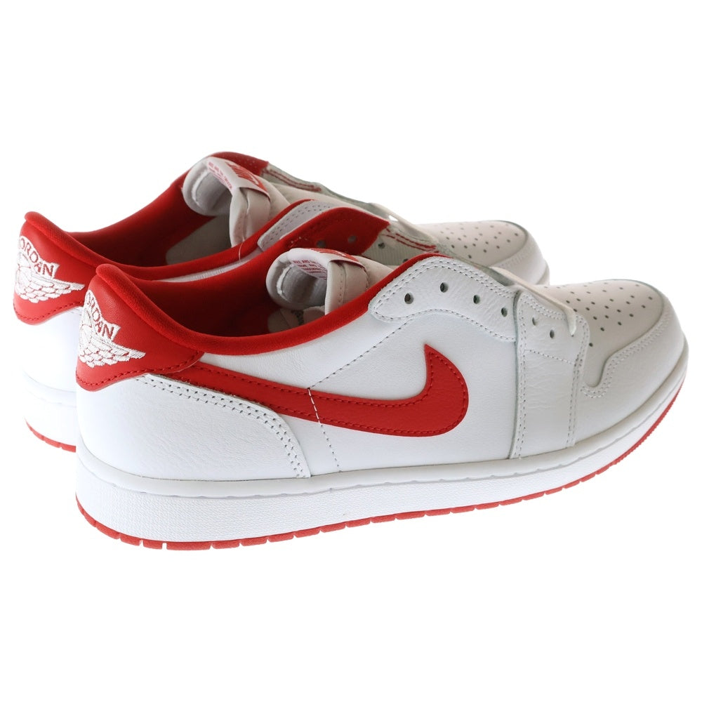 NIKE(ナイキ) AIR JORDAN 1 RETRO LOW OG エアジョーダン1 レトロ ローカットスニーカー ホワイト/レッド US11.5/29.5cm CZ0790-161