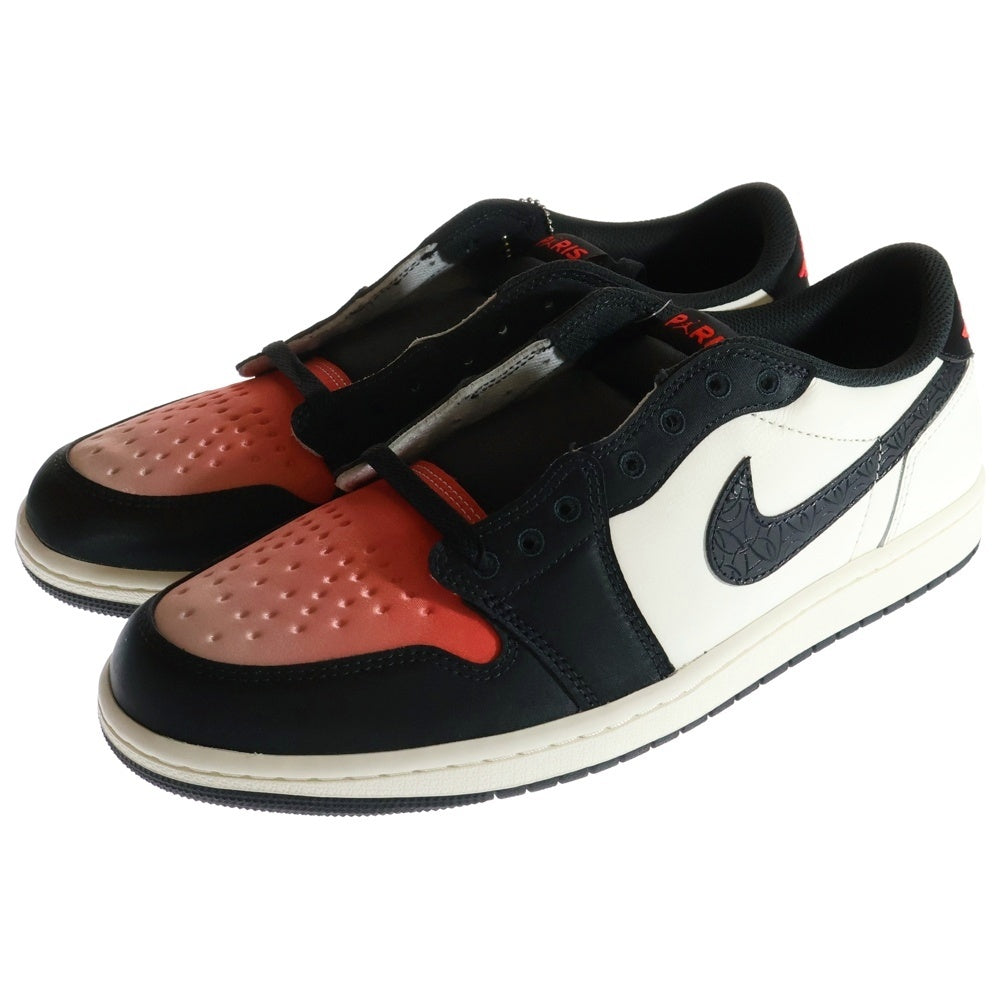 NIKE(ナイキ) AIR JORDAN 1 RETRO LOW OG PSG エアジョーダン1 レトロ パリサンジェルマン ローカットスニーカー ホワイト/レッド/ブラック US11/29cm HF8828-100