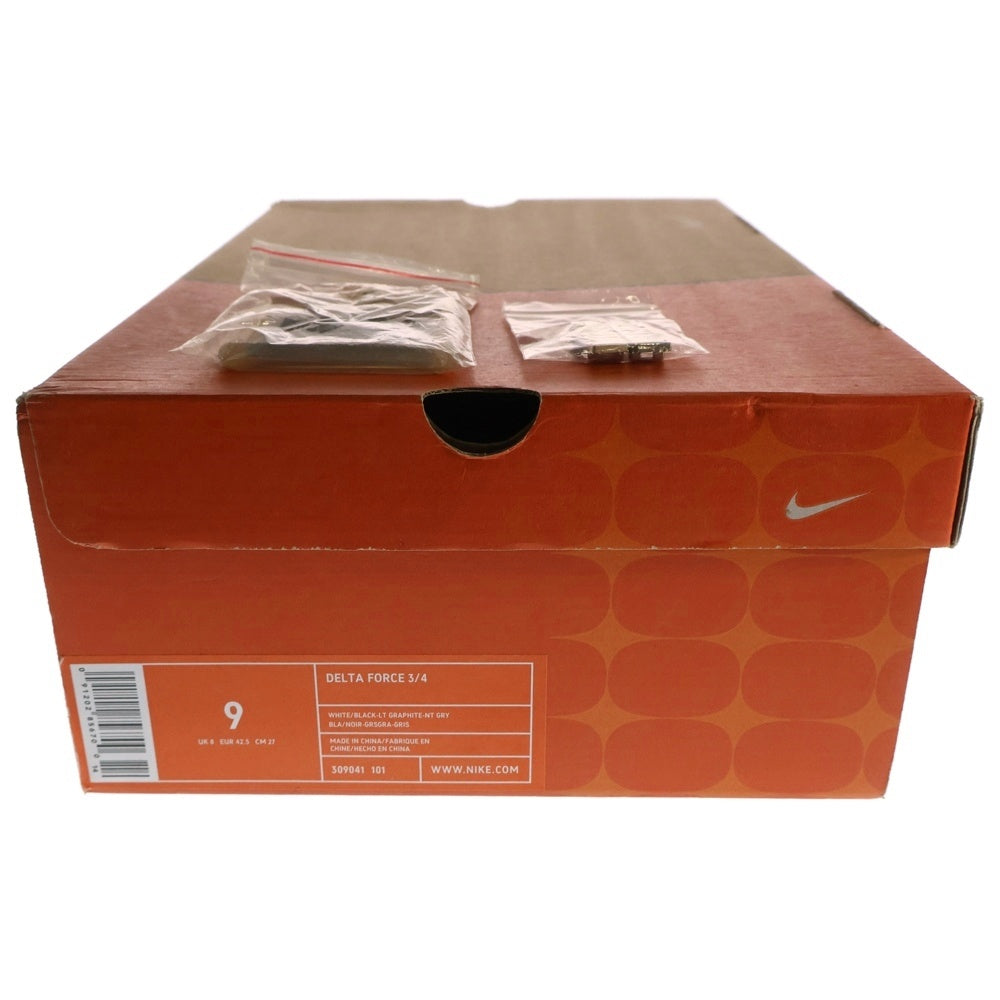 NIKE(ナイキ) 観賞用2009年製 DELTA FORCE 3/4 デルタフォース 3/4 ローカットスニーカーシューズ ホワイト/グレー/ブラック US9/27cm 309041-101