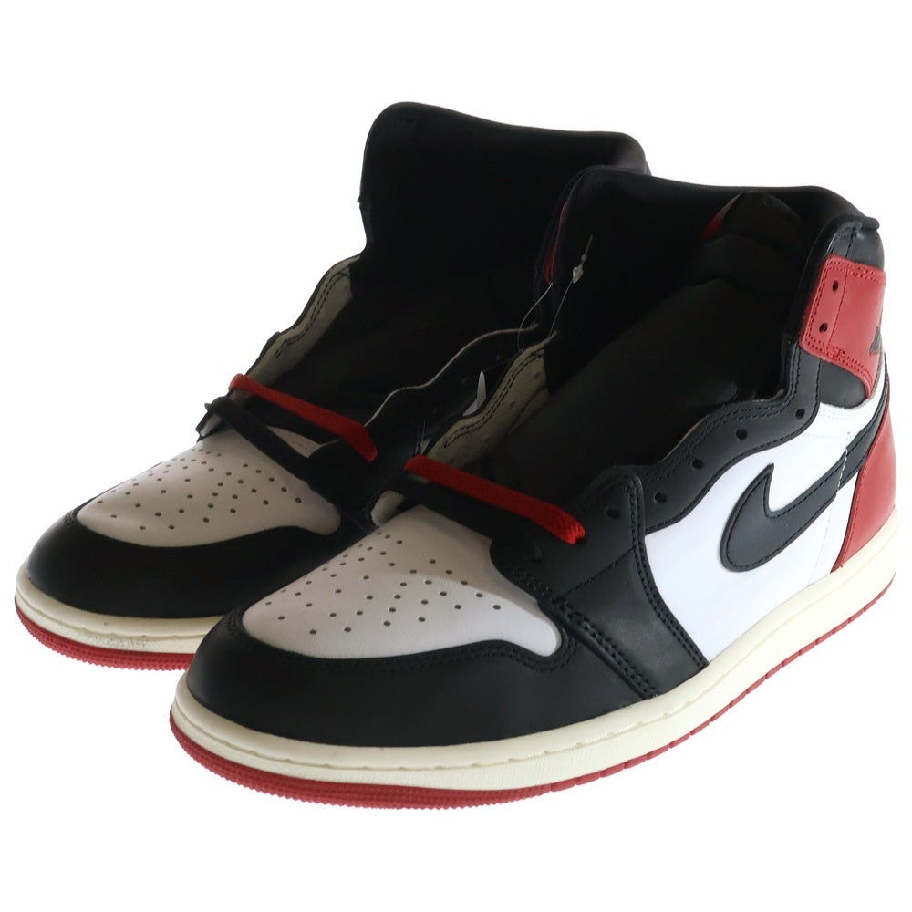NIKE(ナイキ) AIR JORDAN 1 RETRO HIGH OG BLACK TOE REIMAGINED エアジョーダン1 レトロ OG ブラックトゥリイマジンド ハイカットスニーカー US11.5/29.5cm DZ5485-106