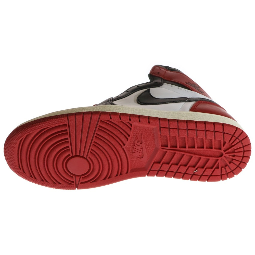NIKE(ナイキ) AIR JORDAN 1 RETRO HIGH OG BLACK TOE REIMAGINED エアジョーダン1 レトロ OG ブラックトゥリイマジンド ハイカットスニーカー US11.5/29.5cm DZ5485-106